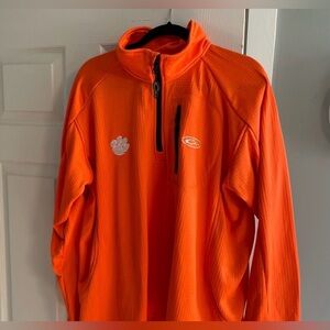 Drake Clemson Quarter Zip Pullover Medium